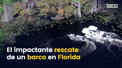 El impactante rescate de un hombre inconsciente en un barco en Florida