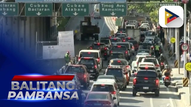 MMDA suggests collecting congestion fee from motorists that pass through EDSA during rush hour...