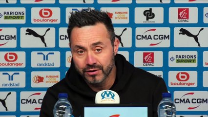De Zerbi : « Je n'aime pas les égoïstes » - Foot - L1 - OM