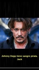 ¿Johnny depp tiene sangre pirata ?