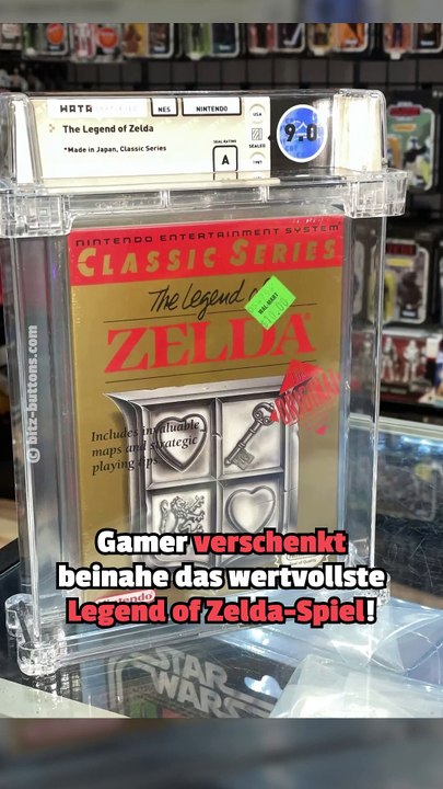 Fan will ein Spiel zu Zelda für 19.000 Euro verkaufen, wird zum Glück gewarnt, dass er einen noch viel wertvolleren Schatz besitzt