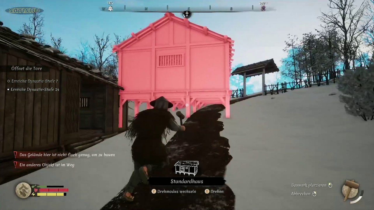 Ein neues, großes haus hoch über dem fluss. | sengoku dynasty | ep. 69