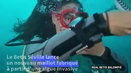 Espagne: le Betis Séville présente un maillot fabriqué à base d'algue