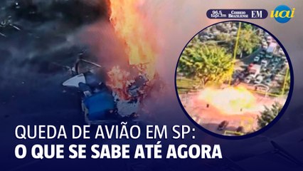 Avião cai em avenida de São Paulo: tudo o que se sabe até agora