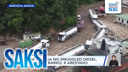 P45M halaga ng smuggled diesel, bistado sa barko; 8 arestado | Saksi