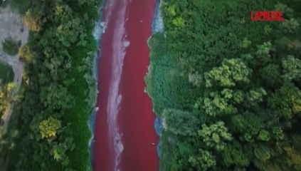 Argentina, il fiume rosso a Buenos Aires