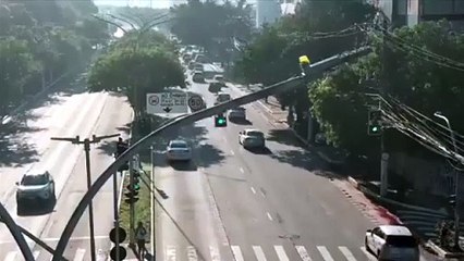 Watch: Tragic moment small plane crashes into bus in São Paulo