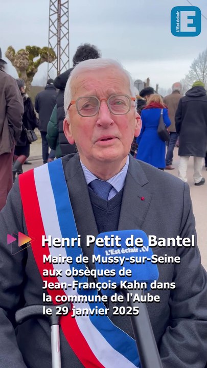 L’hommage d’Henri Petit de Bantel, maire de Mussy-sur-Seine, à Jean-François Kahn, fondateur de Marianne