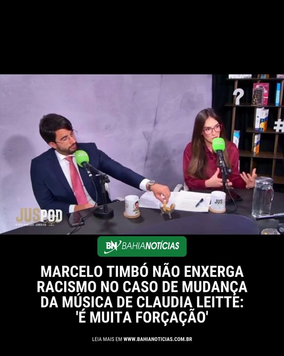 Marcelo Timbó não enxerga racismo no caso de mudança da música de Claudia Leitte: 'É muita forçação'