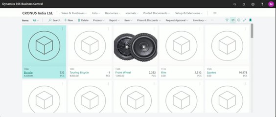 Change "Item List Layout" in Business Central #item #list #layout #change #d365bc #dynamics365