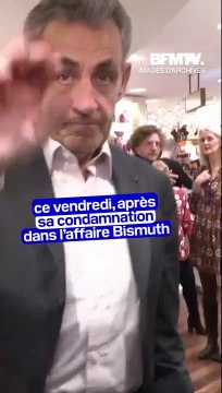 Nicolas Sarkozy s’est fait poser son bracelet électronique ce vendredi après sa condamnation dans l’affaire Bismuth
