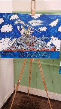 Campaigners against desalination plant have held numerous events including an art exhibition