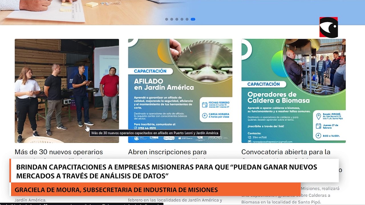 Brindan capacitaciones a empresas misioneras para que “puedan ganar nuevos mercados a través de análisis de datos”