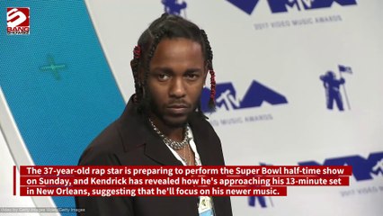 Kendrick Lamar says its hard for him to live in the past