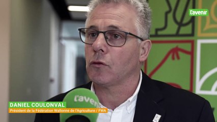 L'interview de Daniel Coulonval, président de la Fédération Wallonne de l’Agriculture / FWA