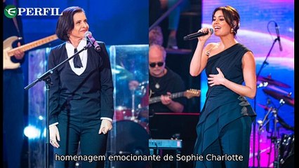 "Marina Lima elogia voz de Sophie Charlotte, Gabriel Braga Nunes recebe homenagem e Larissa Manoela relembra Além da Ilusão"