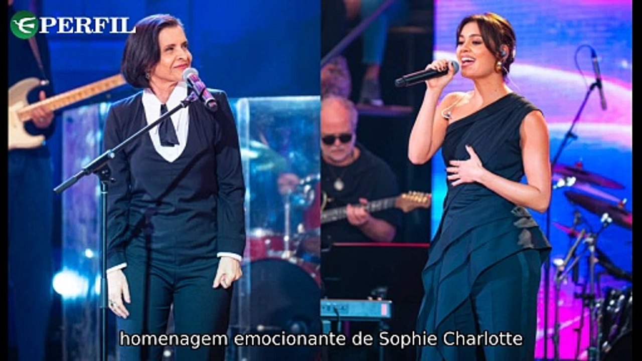 "Marina Lima elogia voz de Sophie Charlotte, Gabriel Braga Nunes recebe homenagem e Larissa Manoela relembra Além da Ilusão"