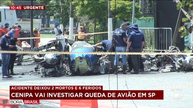 Cenipa vai investigar queda de avião que caiu em SP