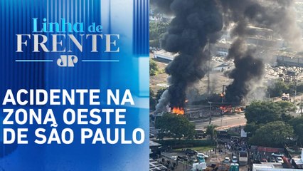Avião cai em avenida de São Paulo e deixa dois mortos | LINHA DE FRENTE