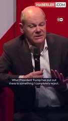 Almanya Başbakanı Scholz'dan Trump'ın skandal Gazze planına ret