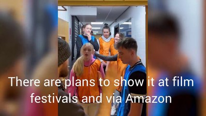 Filming clips from All You Do Is Bleed, a vampire film being created in Sheffield