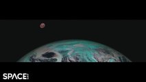 Time-Lapse Meteosat-11 Satellite Sees 'Upside-Down' Earth And Moon