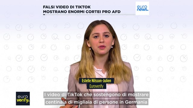 Germania, falsi video di TikTok mostrano centinaia di migliaia di persone che marciano per l'AfD
