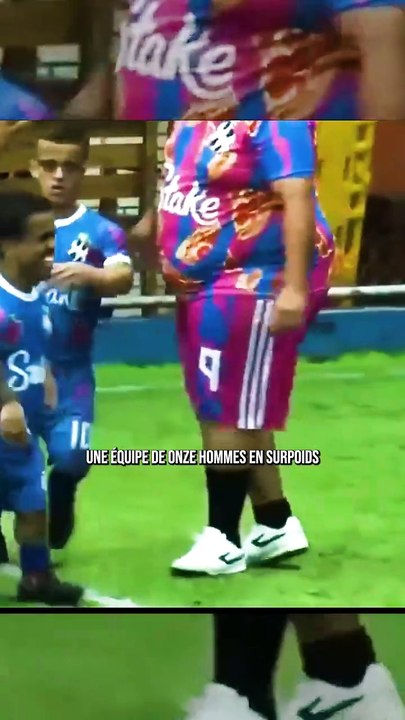 11 hommes en surpoids affrontent 11 hommes de petite taille #sport #football