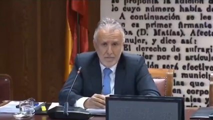 Ángel Víctor en la comisión de investigación del Senado el 28 de noviembre de 2024.