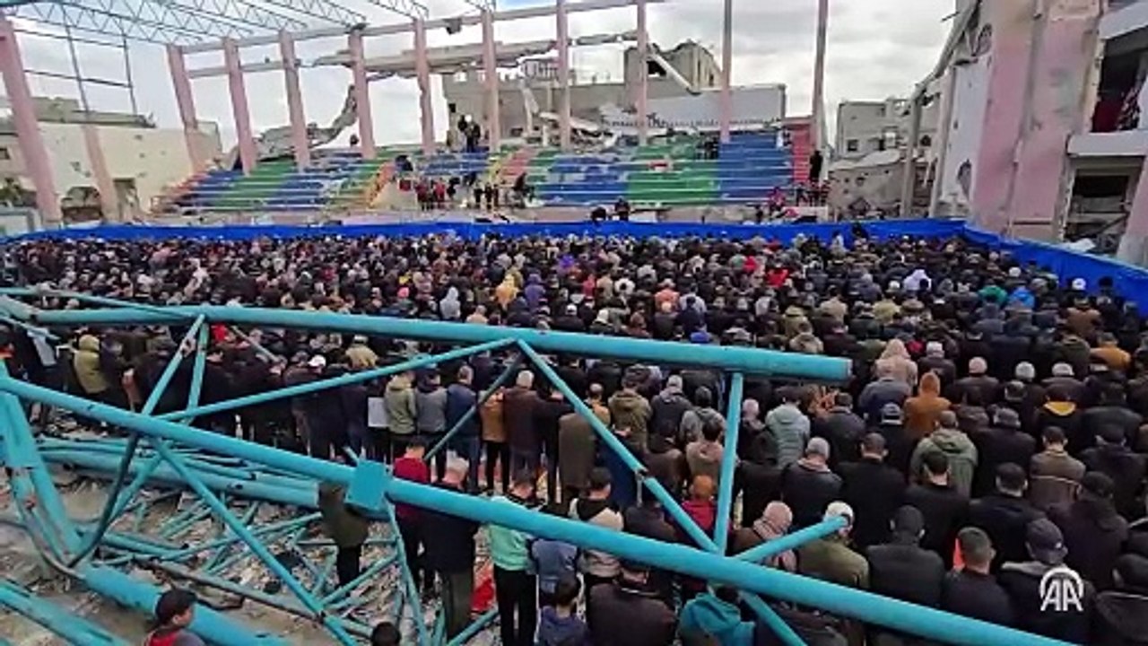 Kassam Tugayları komutanı için cenaze namazı kılındı