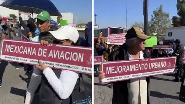 Autopista México - Querétaro bloqueada contra la cuarta transformación en caseta de Tepotzotlán