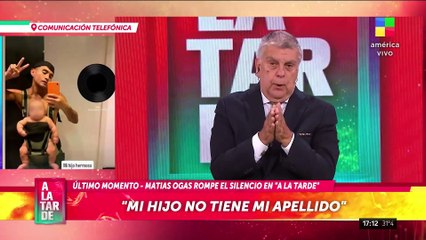 Matías Ogas, padre del SEGUNDO HIJO de Morena Rial, ROMPE EL SILENCIO: "Hace 6 días no hablo con mi hijo"