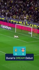 Duran at the double in DREAM DEBUT