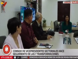 Consejo de vicepresidentes sectoriales evalúan ejecución del plan de las 7T