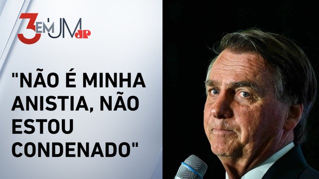 Bolsonaro afirma que Hugo Motta vai pautar anistia para condenados do 8 de Janeiro