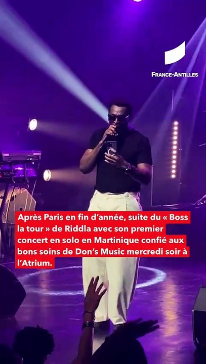 [MARTINIQUE] Riddla a fait vibrer l’Atrium en Martinique !