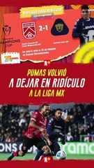 Pumas volvió a dejar en ridículo a la liga mx