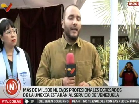 Miranda | Más de 500 estudiantes de la Unexca reciben títulos profesionales