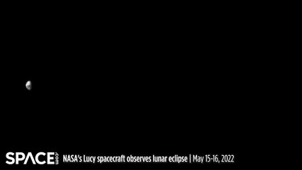 Time-Lapse Of Lucy Spacecraft's Epic View Of The Lunar Eclipse