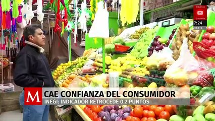Índice de confianza del consumidor se ubica en 46.7 puntos, menos que en diciembre del año pasado