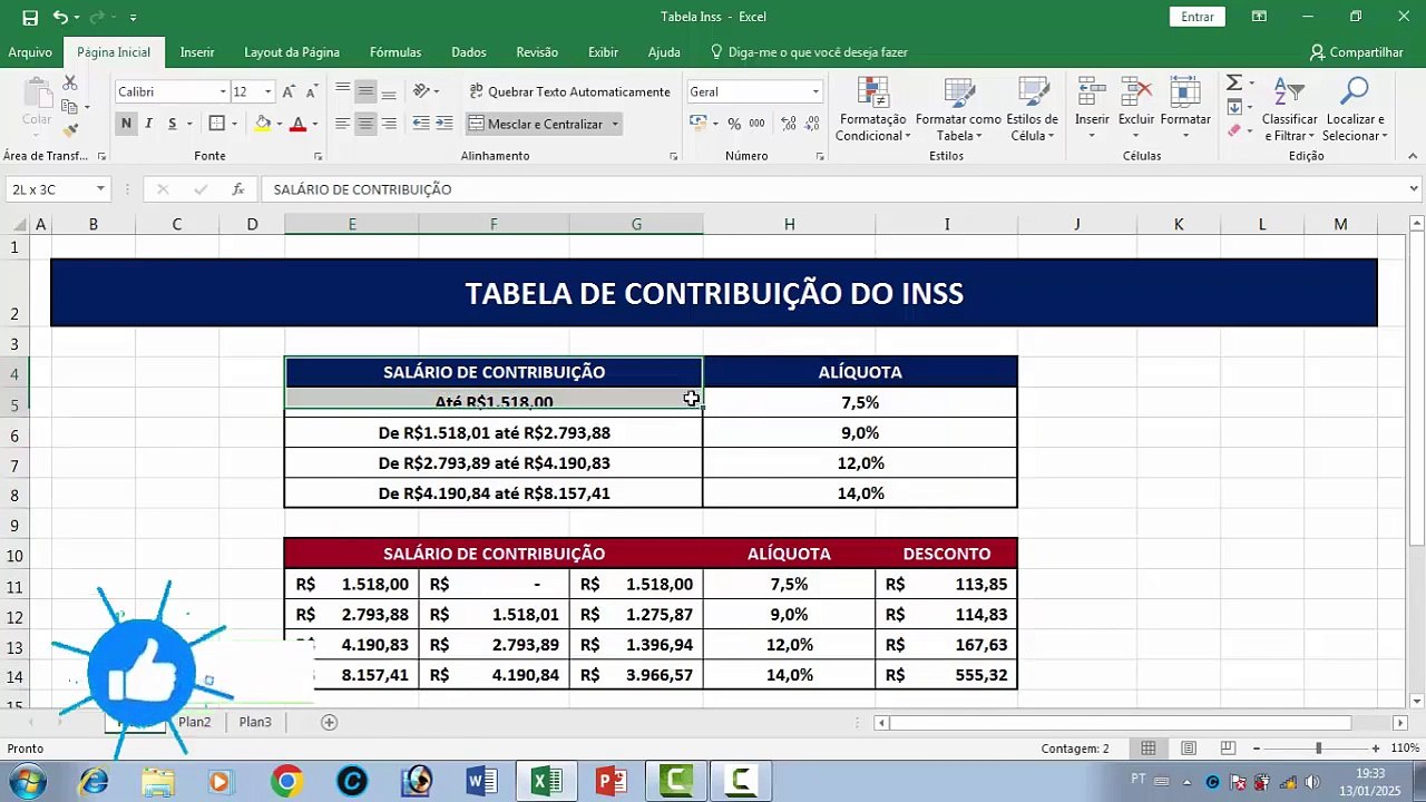 Como Aplicar o Desconto Do INSS Sobre o Salário Com a Nova Tabela Confira a Dica