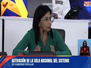 Vicepresidenta Delcy Rodríguez: El Poder Popular tiene que ser el contralor de las políticas públicas