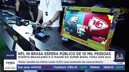 NFL in Brasa espera público de 10 mil pessoas e é o maior evento do Super Bowl fora dos EUA