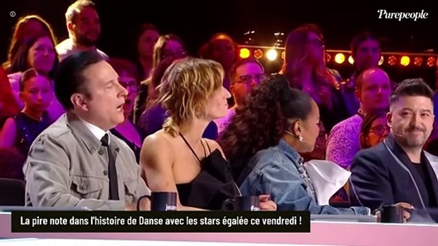 La pire note dans l'histoire de Danse avec les stars égalée, énorme désillusion sur le plateau ! Oh, c'est dur...