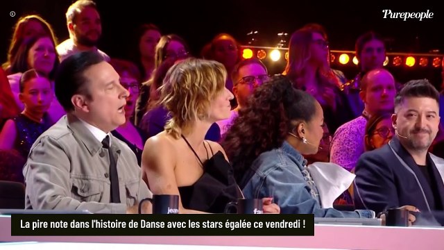 La pire note dans l'histoire de Danse avec les stars égalée, énorme désillusion sur le plateau ! Oh, c'est dur...