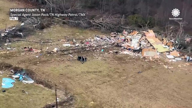 Tennessee tornado leaves homes destroyed