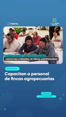 Capacitan a personal de fincas agropecuarias