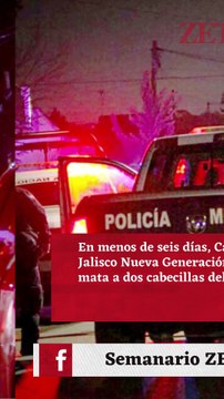 Sicarios del CJNG en ola de homicidios.