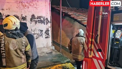 Beyoğlu'nda Gecekonduda Yangın: Bir Kişi Hastaneye Kaldırıldı