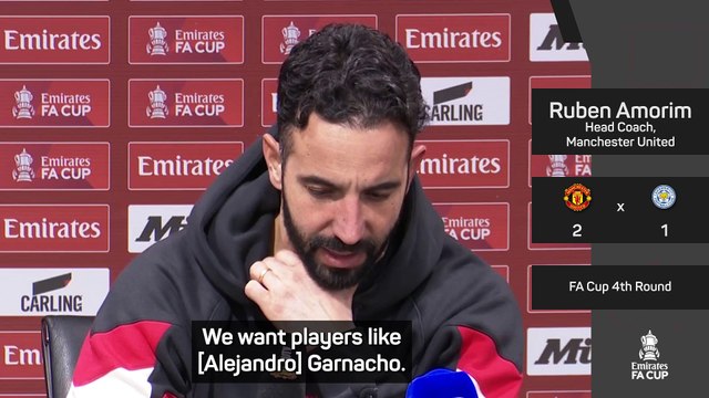 Amorim delighted with 'game changer' Garnacho's improvement